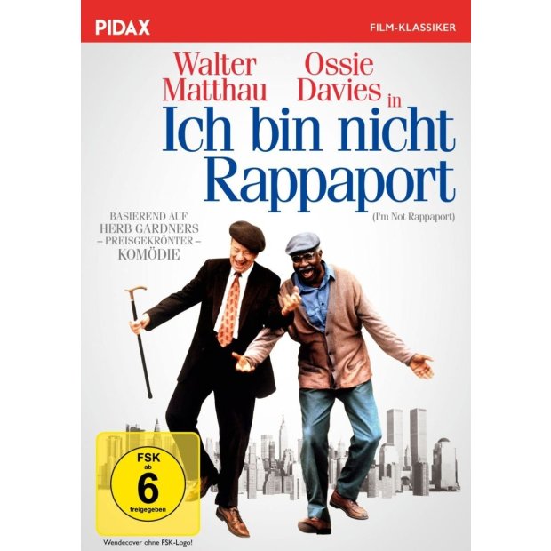 Ich bin nicht Rappaport - Komödie mit Walter Matthau  Ossie Davies  DVD/NEU/OVP