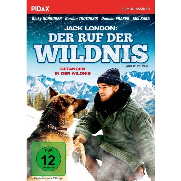 Jack London - Ruf der Wildnis - Ricky Schroder - PIDAX  DVD/NEU/OVP
