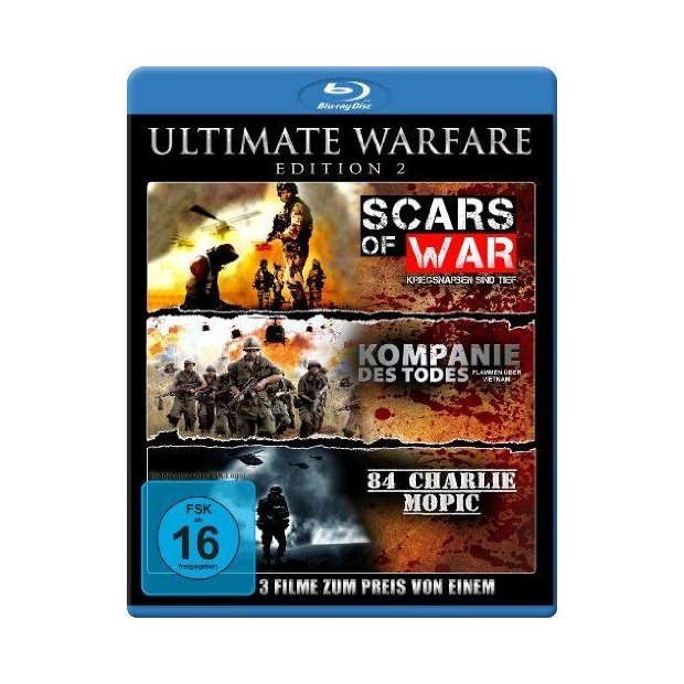 Scars of war + Kompanie des Todes + 84 Charlie Mopic  Blu-ray/NEU/OVP
