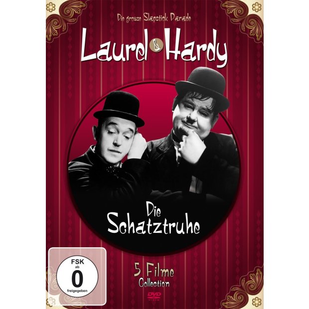 Laurel & Hardy - Die Schatztruhe - 5 Filme  Collection  DVD/NEU/OVP