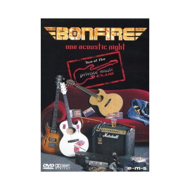 Bonfire - One Acoustic Night - Live at private music club - 2 DVDs/NEU/OVP