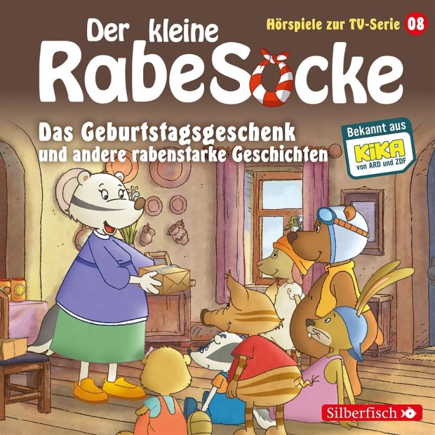 Der kleine Rabe Socke - Hörspiel zur TV Serie Teil 8  CD/NEU/OVP