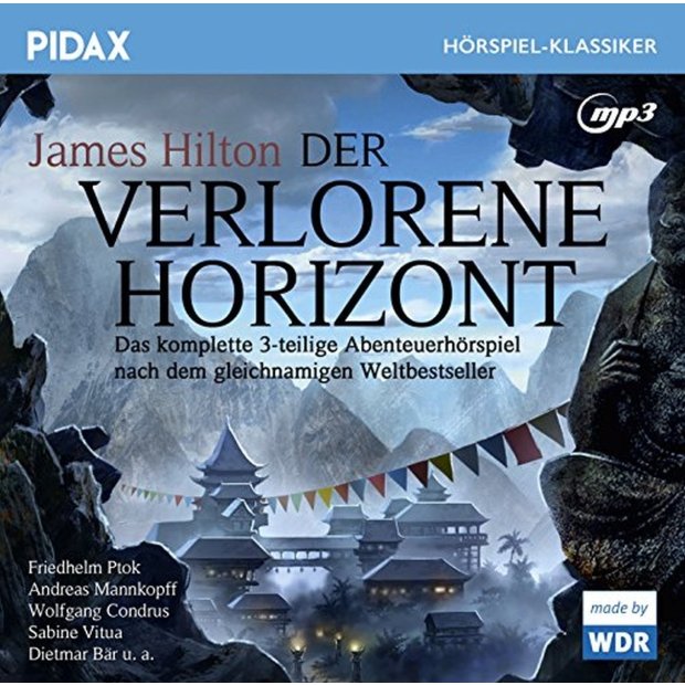 Der verlorene Horizont - 3 teiliges Abenteuerhörspiel / Pidax mp3 CD/NEU/OVP