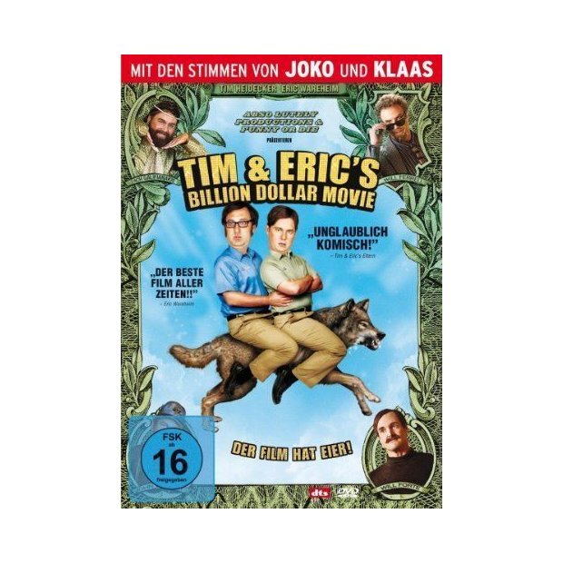 Tim &amp; Erics Billion Dollar Movie  DVD/NEU/OVP