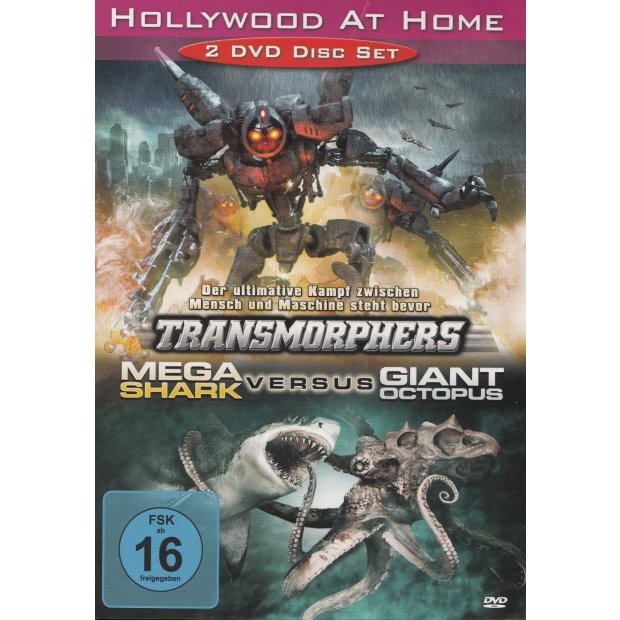 Transmorphers + Mega Shark Versus Giant Octopus  2  DVDs/NEU/OVP
