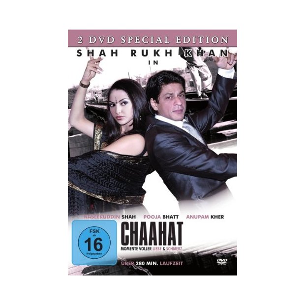 Chaahat - Momente voller Liebe & Schmerz Shah Rukh Khan - 2 DVDs/NEU/OVP