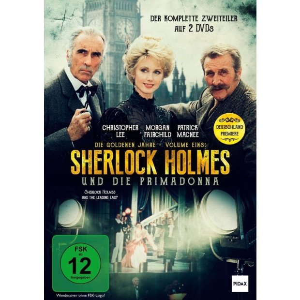 Sherlock Holmes und die Primadonna - 2-Teiler Christopher Lee Pidax  DVD/NEU/OVP