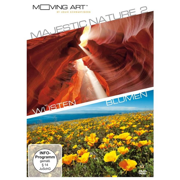 Majestic Nature 2 - Wüsten und Blumen - Dokumentation - DVD/NEU/OVP