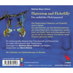 Flattertom und Flederlilly. Ein nächtliches Fledermausical  CD/NEU/OVP