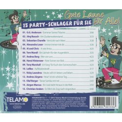 Gute Laune für Alle! - 15 Party Schlager für Sie   CD/NEU/OVP