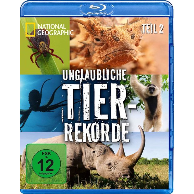 Unglaubliche Tier-Rekorde Teil 2 - National Geographic   Blu-ray/NEU/OVP