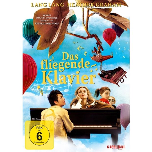 Das fliegende Klavier - Lang Lang  Heather Graham - Trickfilm - DVD/NEU/OVP