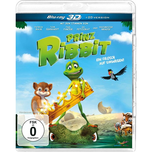 Prinz Ribbit - Ein Frosch auf Umwegen!  3D Blu-ray/NEU/OVP