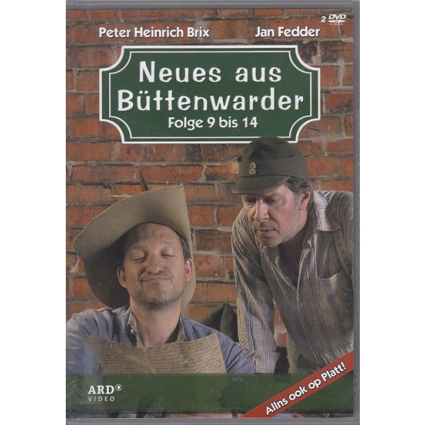 Neues aus Büttenwarder - Folge 9 bis 14 - Jan Fedder - 2 DVDs/NEU/OVP
