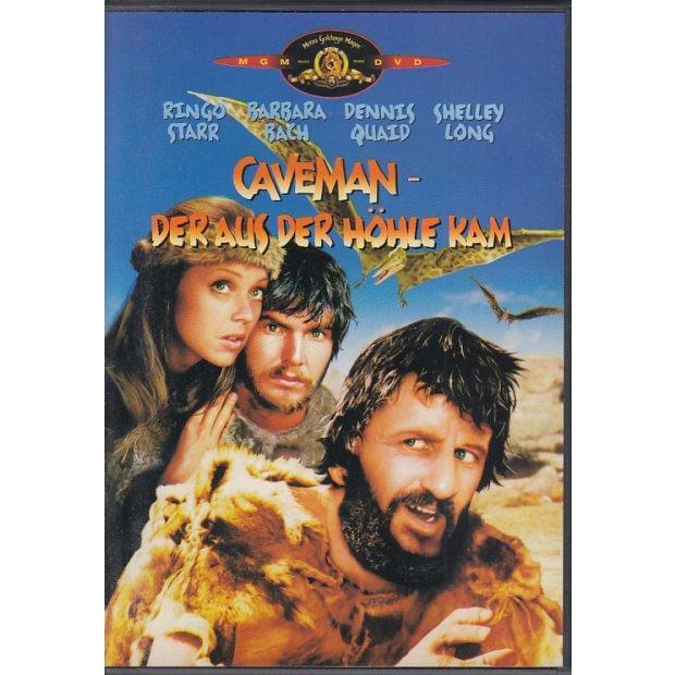 Caveman - Der aus der Höhle kam - Ringo Star  Dennis Quaid  DVD  *HIT* Neuwertig