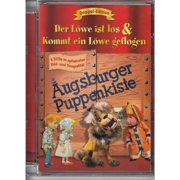 Augsburger Puppenkiste: Der Löwe ist los + Kommt ein Löwe geflogen 2 DVDs *HIT*