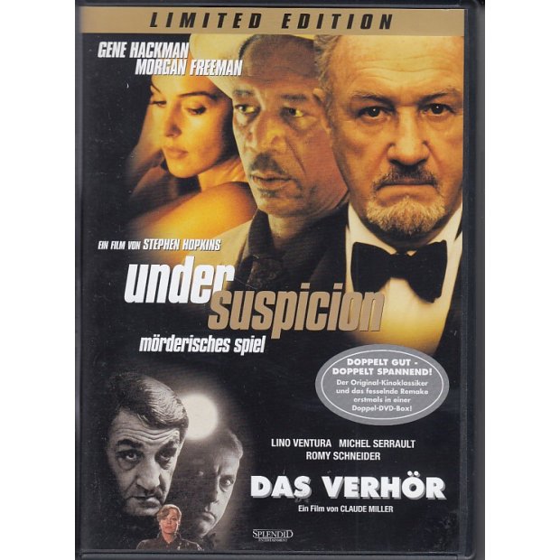 Under Suspicion & Das Verhör - 2 Filme - Gene Hackman - 2 DVDs *HIT*