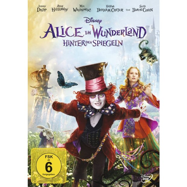 Alice im Wunderland - Hinter den Spiegeln - Johnny Depp - Disney  DVD/NEU/OVP