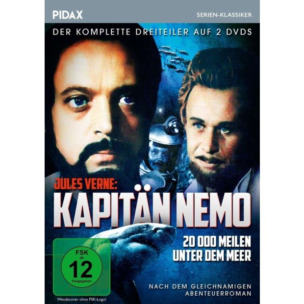 Jules Verne Kapitän Nemo - 20.000 Meilen unter dem Meer - Pidax [2 DVDs] NEU/OVP