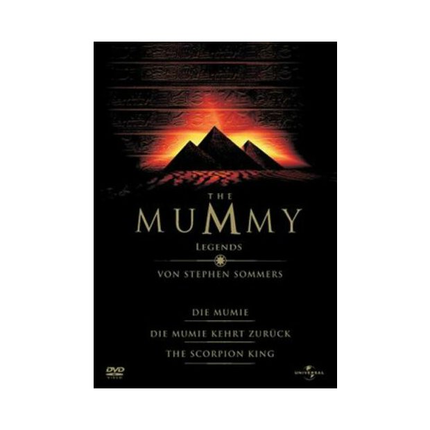 The Mummy Legends Mumie 1 + 2 + Scorpion King  3 DVDs/NEU/OVP