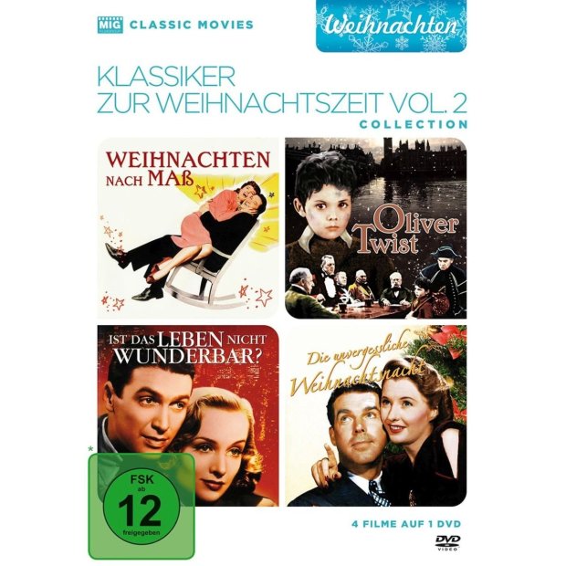 Klassiker zur Weihnachtszeit, Vol. 2 - 4 Filme  DVD/NEU/OVP