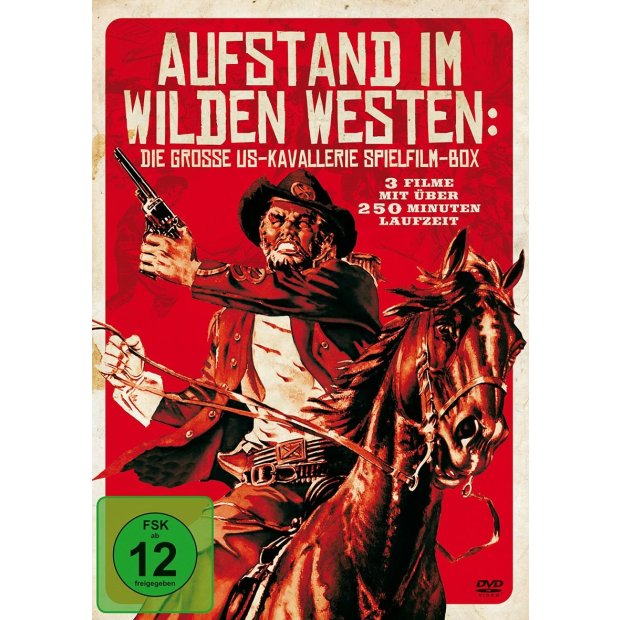 Aufstand im Wilden Westen - US-Kavallerie Spielfilm-Box - 3 Filme DVD/NEU/OVP