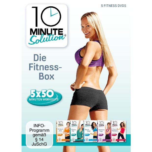 10 Minute Solution - Die Fitness-Box 5x50 Minuten [5 DVDs] NEU/OVP