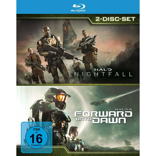 Halo: Nightfall & Halo 4: Forward Unto Dawn [2 Blu-rays] NEU/OVP