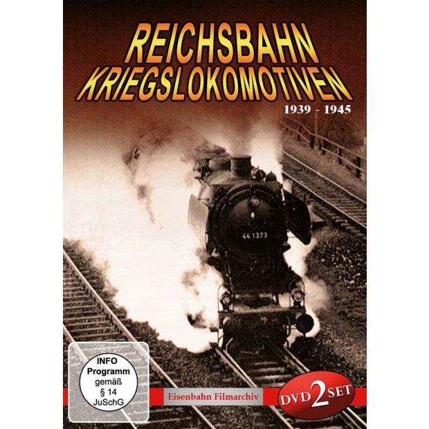 Reichsbahn Kriegslokomotiven 1939-1945 [2 DVDs] NEU/OVP