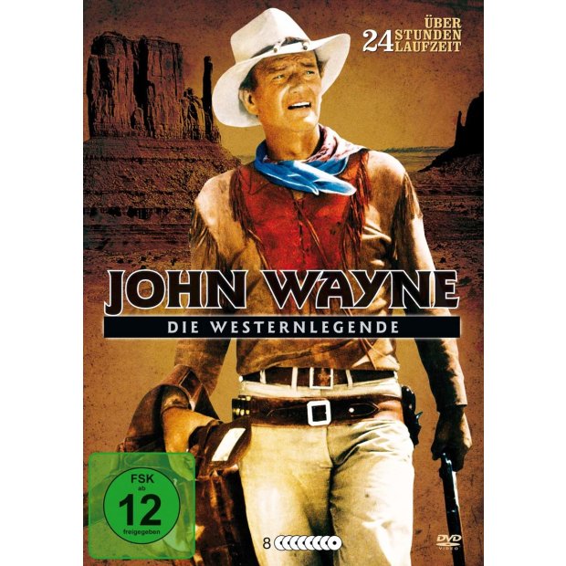 John Wayne - Die Westernlegende Metallbox 21 Filme - 8 DVDs/NEU/OVP