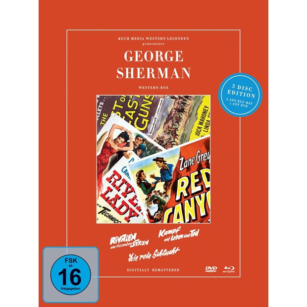 George Sherman Collection - 3 Westernklassiker - 2 Blu-rays + 1 DVD *HIT*