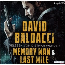 David Baldacci - Memory Man & Last Mile (4 mp3 CDs) NEU/OVP