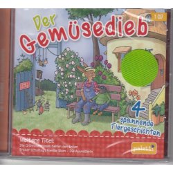 Der Gemüsedieb - 4 spannende Tiergeschichten  CD/NEU/OVP
