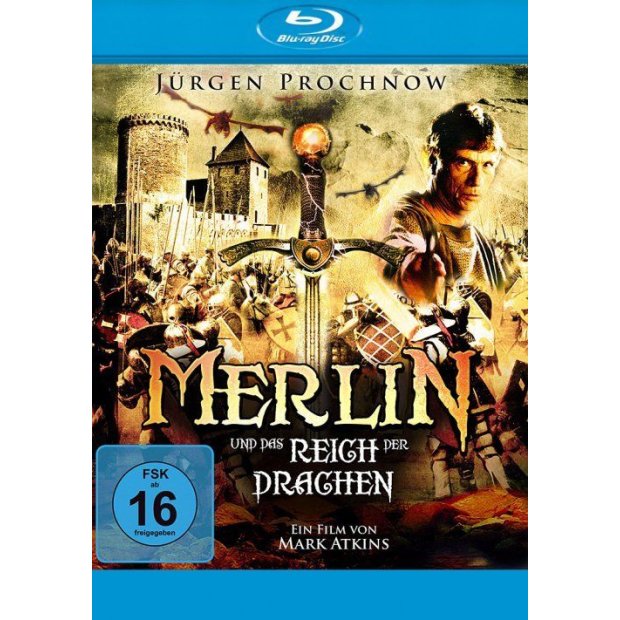 Merlin und das Reich der Drachen - J&uuml;rgen Prochnow  Blu-ray/NEU/OVP