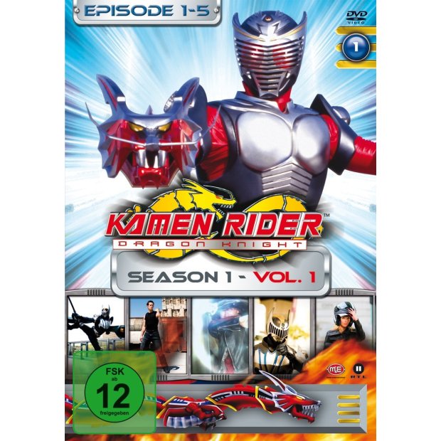 Kamen Rider Dragon Knight – Season 1, Vol. 1 (Episode 1-5)  DVD/NEU/OVP