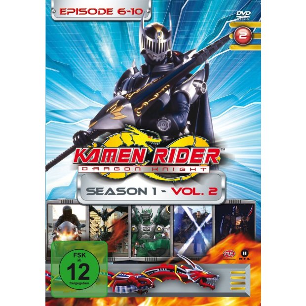 Kamen Rider Dragon Knight – Season 1, Vol. 2 (Episode 6-10)  DVD/NEU/OVP