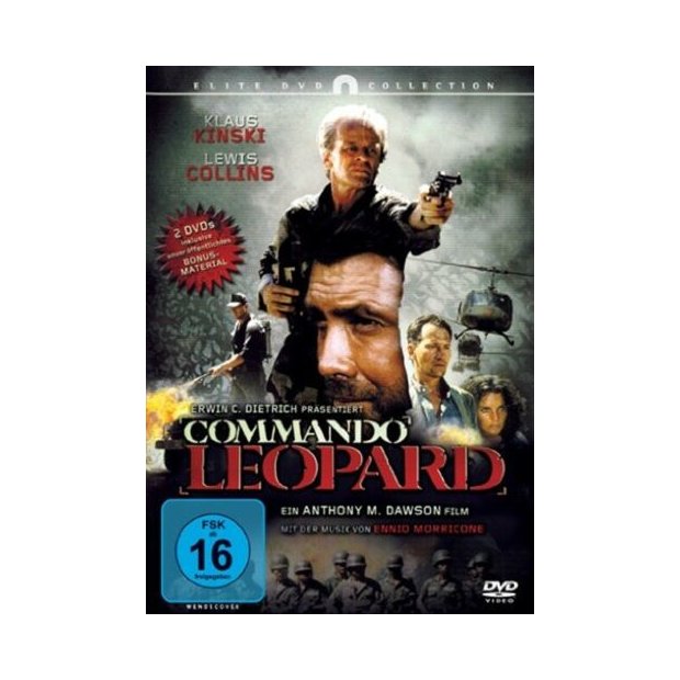 Commando Leopard - Lewis Collins  Klaus Kinski - Kriegsfilm  2 DVDs/NEU/OVP