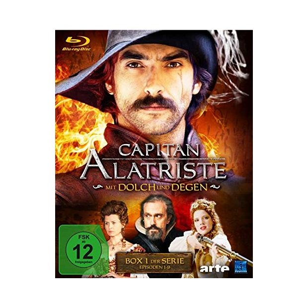Capitan Alatriste - Mit Dolch und Degen - Box 1 (Folge 1-9)   3 Blu-rays/NEU/OVP