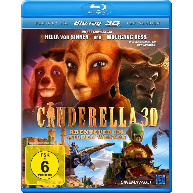 Cinderella - Abenteuer im Wilden Westen [3D Blu-ray] NEU/OVP