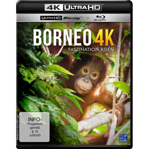 Borneo - Faszination Asien (4K Ultra HD)  Blu-ray/NEU/OVP