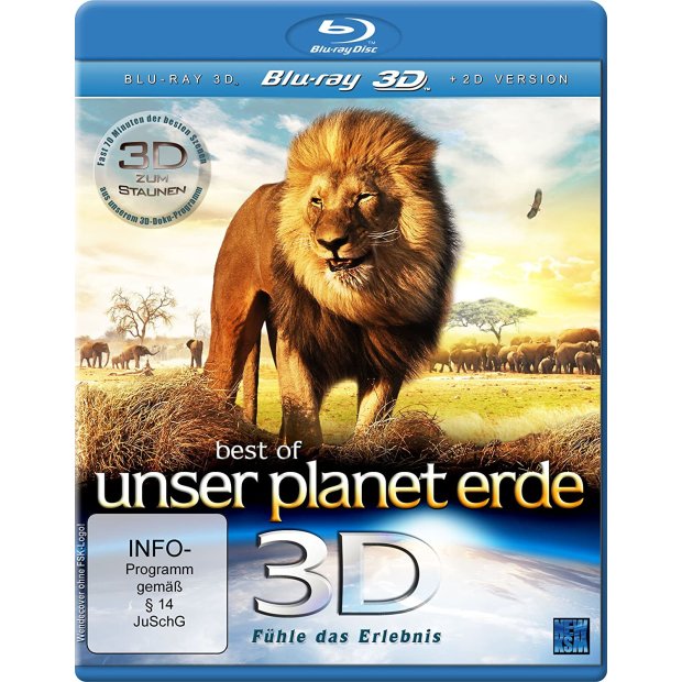 Best of Unser Planet Erde - Fühle das Erlebnis  [3D Blu-ray] NEU/OVP