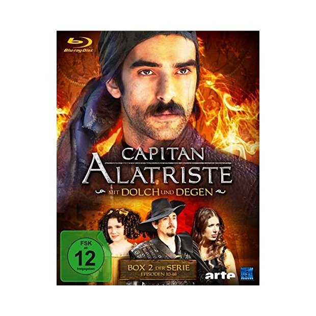 Capitan Alatriste - Mit Dolch und Degen - Box 2 (Folge 10-18)   3 Blu-rays/NEU/OVP
