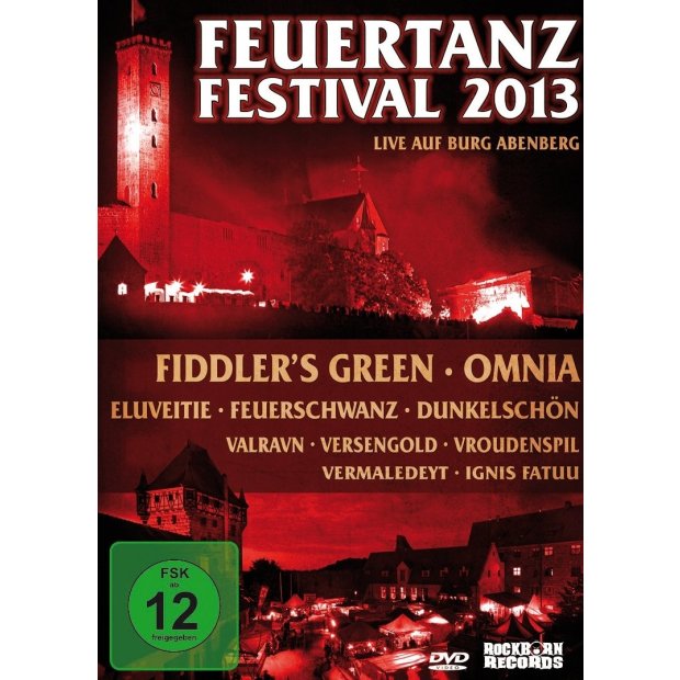 Feuertanz Festival 2013 - Live auf Burg Abenberg  DVD/NEU/OVP