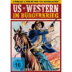 US Western - Im Bürgerkrieg - 9 Filme  [4 DVDs] NEU/OVP