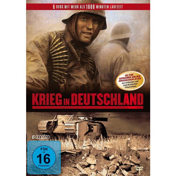 Krieg in Deutschland - Dokumentationen 1000 Minuten  [6 DVDs] NEU/OVP