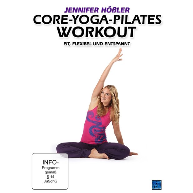 Core-Yoga-Pilates Workout - Fit, flexibel und entspannt  DVD/NEU/OVP