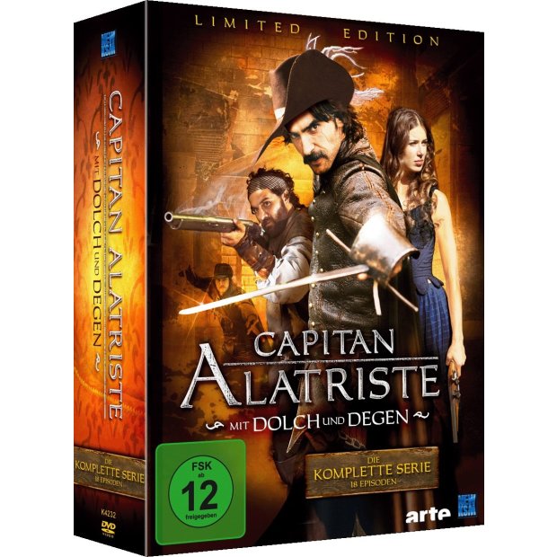 Capitan Alatriste - Mit Dolch und Degen - Komplette Serie  6 DVDs/NEU/OVP