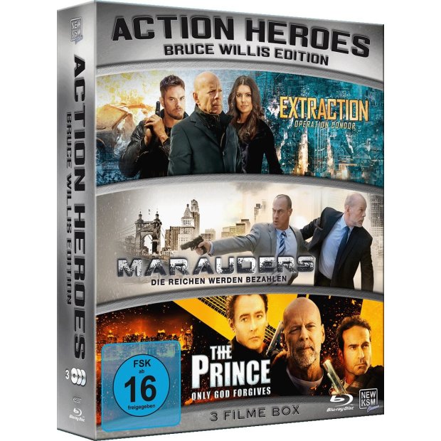 Action Heroes - Bruce Willis Edition 3 Filme  3 Blu-rays/NEU/OVP