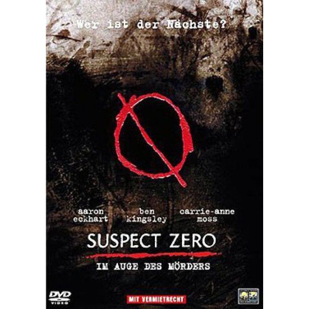 Suspect Zero - Im Auge des M&ouml;rders  DVD/NEU/OVP