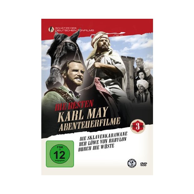 Die besten Karl May Abenteuerfilme  (3 DVDs) NEU/OVP